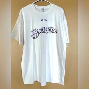 Brewers/ Chevrolet t shirt. NWOT. Gildan Heavy cotton. Men’s size XL